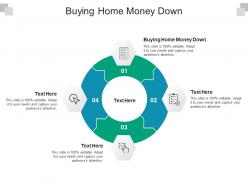 Buying home money down ppt powerpoint presentation model outfit cpb