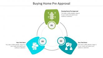 Buying home pre approval ppt powerpoint presentation model clipart cpb