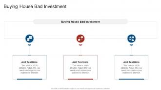 Buying House Bad Investment In Powerpoint And Google Slides Cpb