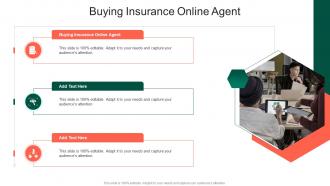 Buying Insurance Online Agent In Powerpoint And Google Slides Cpb