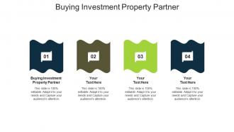Buying investment property partner ppt powerpoint presentation show design ideas cpb