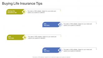Buying Life Insurance Tips In Powerpoint And Google Slides Cpb