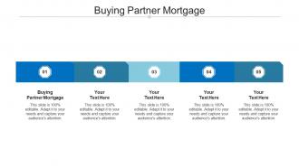 Buying partner mortgage ppt powerpoint presentation ideas background image cpb
