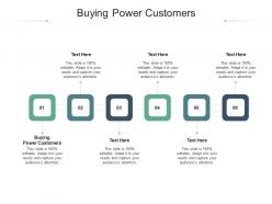 Buying power customers ppt powerpoint presentation model master slide cpb