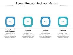 Buying process business market ppt powerpoint presentation styles show cpb