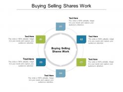 Buying selling shares work ppt powerpoint presentation infographic template smartart cpb