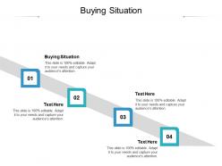 Buying situation ppt powerpoint presentation model icon cpb