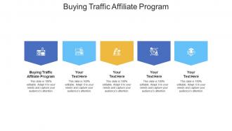 Buying traffic affiliate program ppt powerpoint presentation pictures images cpb