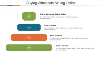 Buying Wholesale Selling Online Ppt Powerpoint Presentation Infographics Backgrounds Cpb