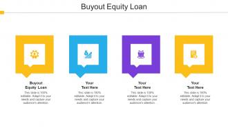 Buyout Equity Loan Ppt Powerpoint Presentation Pictures Topics Cpb