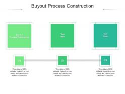 Buyout process construction ppt powerpoint presentation pictures slide download cpb