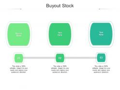 Buyout stock ppt powerpoint presentation gallery show cpb