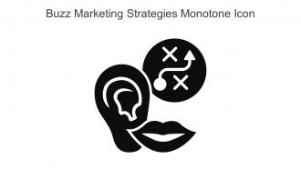 Buzz Marketing Strategies Monotone Icon In Powerpoint Pptx Png And Editable Eps Format