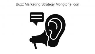 Buzz Marketing Strategy Monotone Icon In Powerpoint Pptx Png And Editable Eps Format
