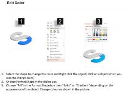 2896829 style circular zig-zag 3 piece powerpoint presentation diagram infographic slide