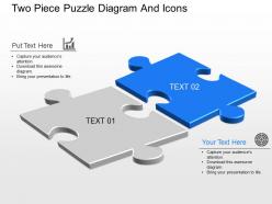 67896377 style puzzles mixed 2 piece powerpoint presentation diagram infographic slide