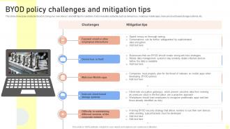 BYOD Policy Challenges And Mitigation Tips