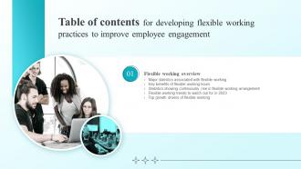 C38 Developing Flexible Working Practices To Improve Employee Engagement For Table Of Contents