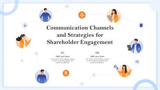 C45 Communication Channels And Strategies For Shareholder Engagement