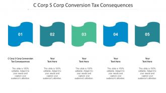 C Corp S Corp Conversion Tax Consequences Ppt Powerpoint Presentation File Themes Cpb