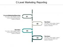 C level marketing reporting ppt powerpoint presentation ideas professional cpb