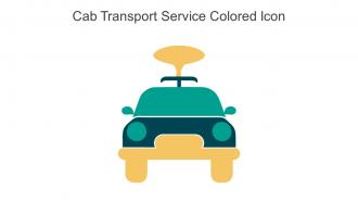 Cab Transport Service Colored Icon In Powerpoint Pptx Png And Editable Eps Format