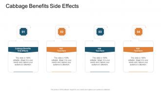 Cabbage Benefits Side Effects In Powerpoint And Google Slides Cpb