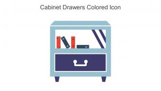 Cabinet Drawers Colored Icon In Powerpoint Pptx Png And Editable Eps Format