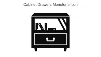 Cabinet Drawers Monotone Icon In Powerpoint Pptx Png And Editable Eps Format