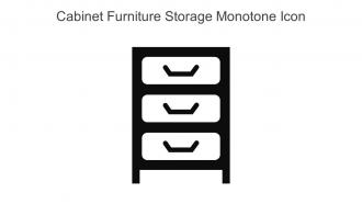 Cabinet Furniture Storage Monotone Icon In Powerpoint Pptx Png And Editable Eps Format
