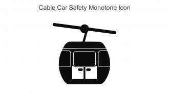Cable Car Safety Monotone Icon In Powerpoint Pptx Png And Editable Eps Format