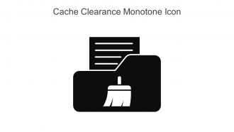Cache Clearance Monotone Icon In Powerpoint Pptx Png And Editable Eps Format
