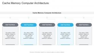 Cache Memory Computer Architecture In Powerpoint And Google Slides Cpb