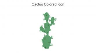 Cactus Colored Icon In Powerpoint Pptx Png And Editable Eps Format