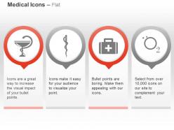 Caduceus first aid box oxygen ppt icons graphics