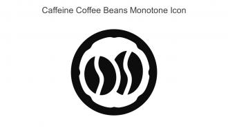 Caffeine Coffee Beans Monotone Icon In Powerpoint Pptx Png And Editable Eps Format
