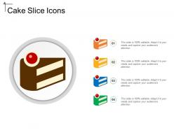Cake slice icons