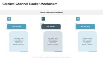Calcium Channel Blocker Mechanism In Powerpoint And Google Slides Cpb