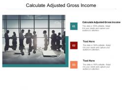 Calculate adjusted gross income ppt powerpoint presentation outline model cpb