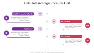 Calculate Average Price Per Unit In Powerpoint And Google Slides Cpb