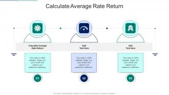 Calculate Average Rate Return In Powerpoint And Google Slides Cpb