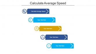 Calculate average speed ppt powerpoint presentation summary topics cpb