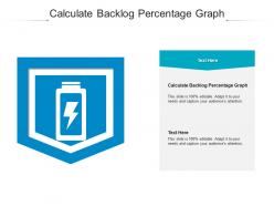 Calculate backlog percentage graph ppt powerpoint presentation slide cpb