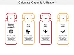 Calculate capacity utilization ppt powerpoint presentation ideas icons cpb