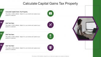 Calculate Capital Gains Tax Property In Powerpoint And Google Slides Cpb