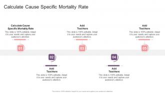 Calculate Cause Specific Mortality Rate In Powerpoint And Google Slides Cpb