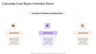 Calculate Cost Basis Inherited Stock In Powerpoint And Google Slides Cpb