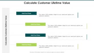 Calculate Customer Lifetime Value In Powerpoint And Google Slides Cpb