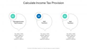 Calculate Income Tax Provision In Powerpoint And Google Slides Cpb