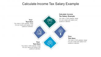 Calculate income tax salary example ppt powerpoint presentation file show cpb